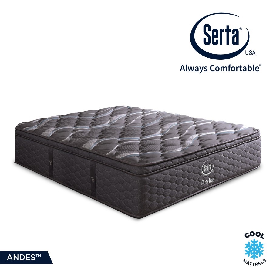Serta Andes Hanya Kasur Tanpa Divan/Sandaran