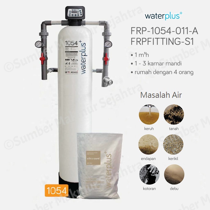 Filter Air Waterplus FRP 1054 Silica