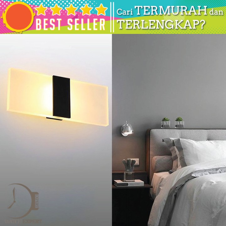 COD Lampu Hias Dinding LED Model Minimalis 3W Warm White - Putih