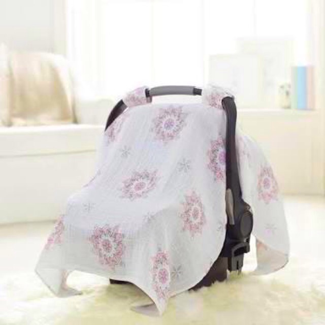 Preloved Aden Anais muslin swaddle - medallion