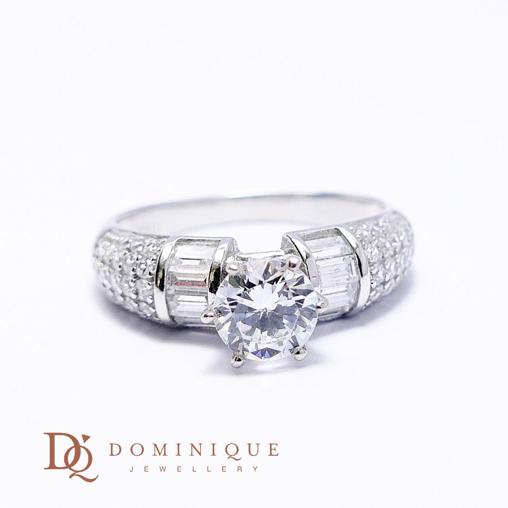 

Dominique Jewellery- Cincin Solitaire 75% SNI DQC 1780