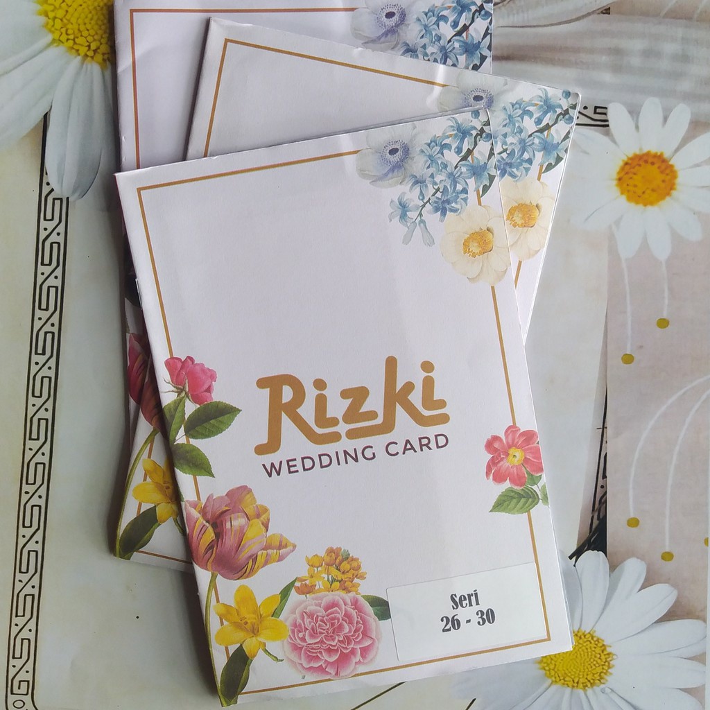 KATALOG UNDANGAN BLANKO RIZKI 21-25 READY STOK