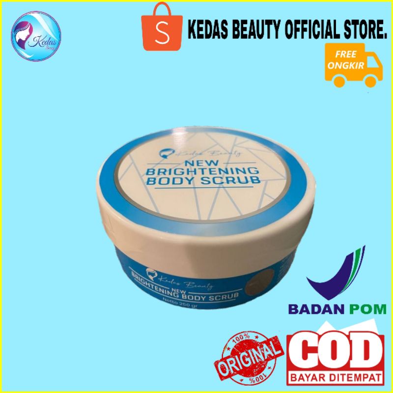 PAKET GLOWING SABUN KEDAS BEAUTY DAN BODY SERUM-BODY SCRUB