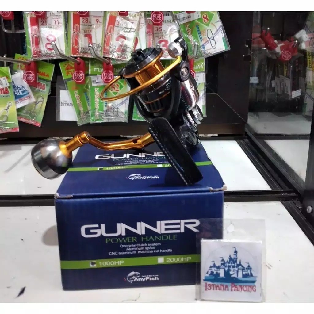 REEL GUNNER POWER HANDLE 1000 REEL PANCING GUNNER