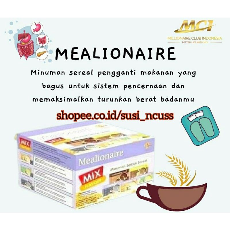 

MEALIONARE MCI ASLI - MEALIONARE MIX - MINUMAN SEHAT