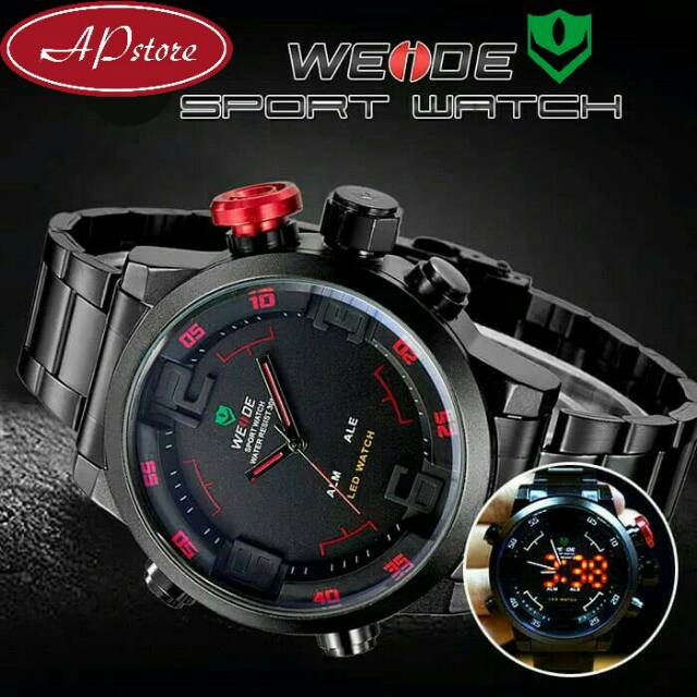Jam Tangan / Jam Tangan Pria / Jam Tangan Murah / Jam Tangan Anti Air / Jam Tangan Weide