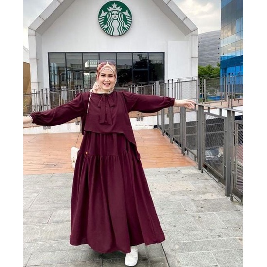 HD16 CECILIA  MAXI  GAMIS  TERBARU 2023  DRESS KONDANGAN TERLARIS, ELEGANT, MODERN BUSUI FRIENLDY   BAHAN  SHAKILA HQ TERLARIS  GAMIS LEBARAN 2023  FASHION MUSLIM  Modern  KEKINIAN UKURAN JUMBO  IBU MENYUSUI SIZE S, M L,XL