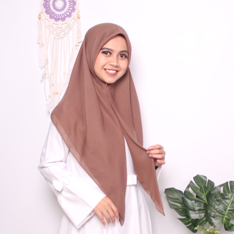 JILBAB RESLETING/JILBAB SEGI EMPAT RESLETING INSTAN ZIPPER/BELLA SQUARE INSTAN ALICE