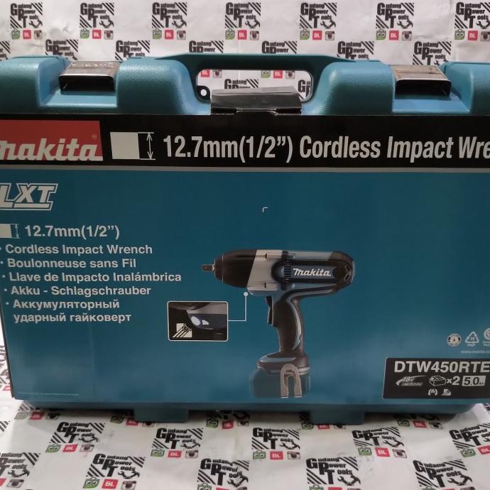 Mesin Cordless Impact Wrench Makita DTW450RME / Impact Makita DTW 450 gpt90 dijamin