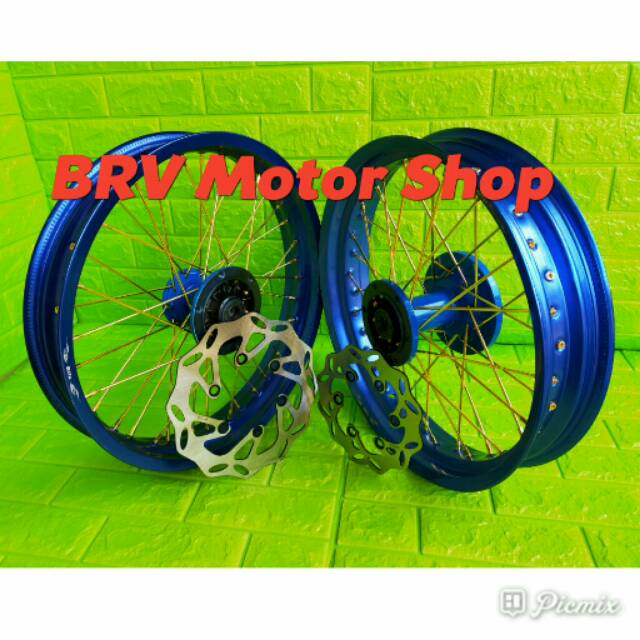 Velg Supermoto Klx Bf Klx L Klx S Klx G D Tracker 150 Velg Tapak lebar ring 17