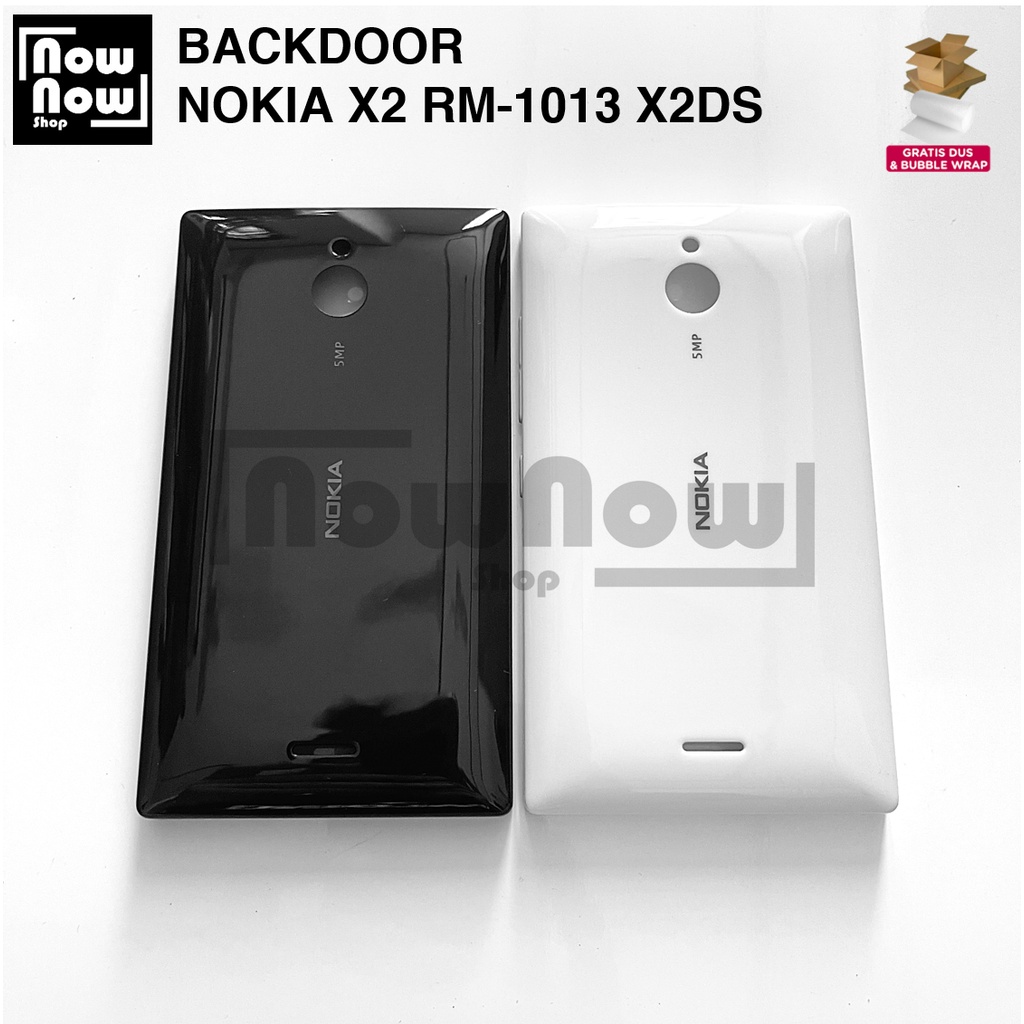 Backdoor Tutup Belakang Baterai Backcover Back Casing Nokia X2 DUAL SIM Android RM-1013 RM 1013 4.3 inch X2DS