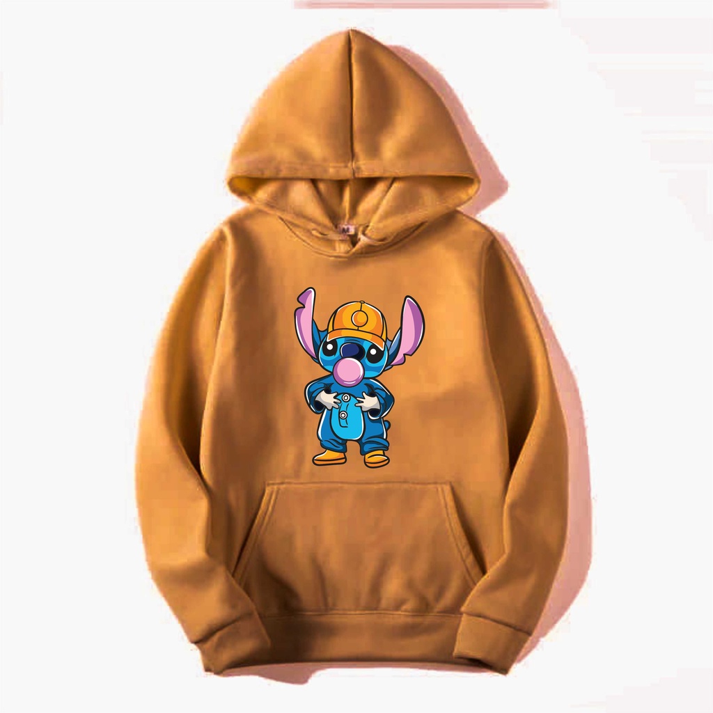 STICH Jumper Hoodie II STICH Sweater Hoodie II Sweter Oblong Topi SIZE M - XL ( Pria &amp; Wanita / Anak &amp; Dewasa )