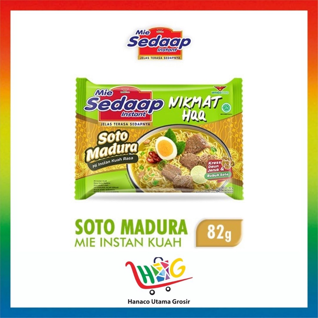 Mie Sedaap Instan Soto Madura 82 gr