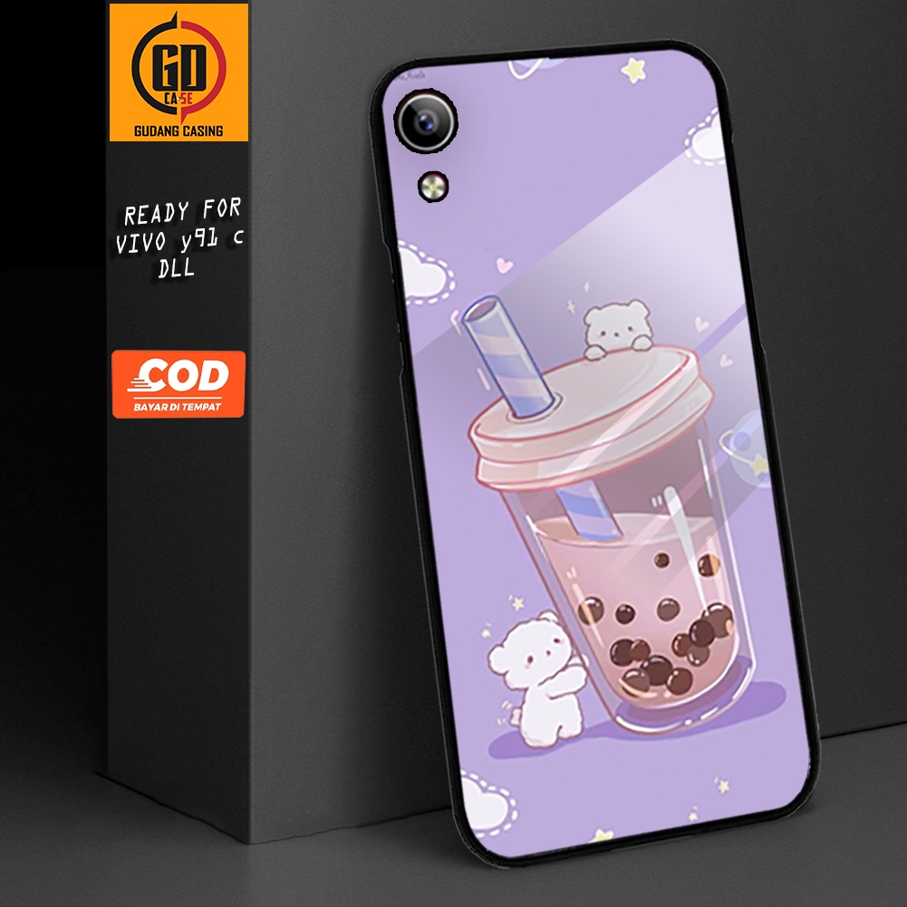 Case  Vivo Y91C Case Hp  Vivo Y91C SE Premium Glossy Gudang Casing [BOBA] Casing Hp Aesthetic Kesing