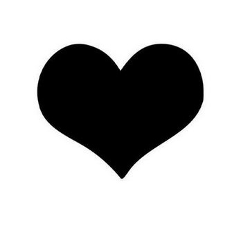 

HEART-SHAPED CHALK BOARD SECURIT / PAPAN TULIS DINDING BENTUK HATI