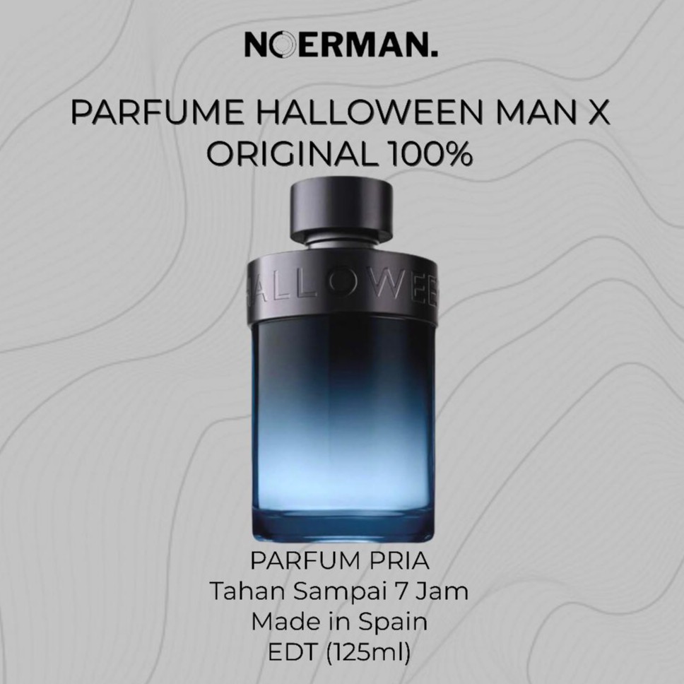 Parfume pria original halloween man x 125ml EDT minyak wangi spain