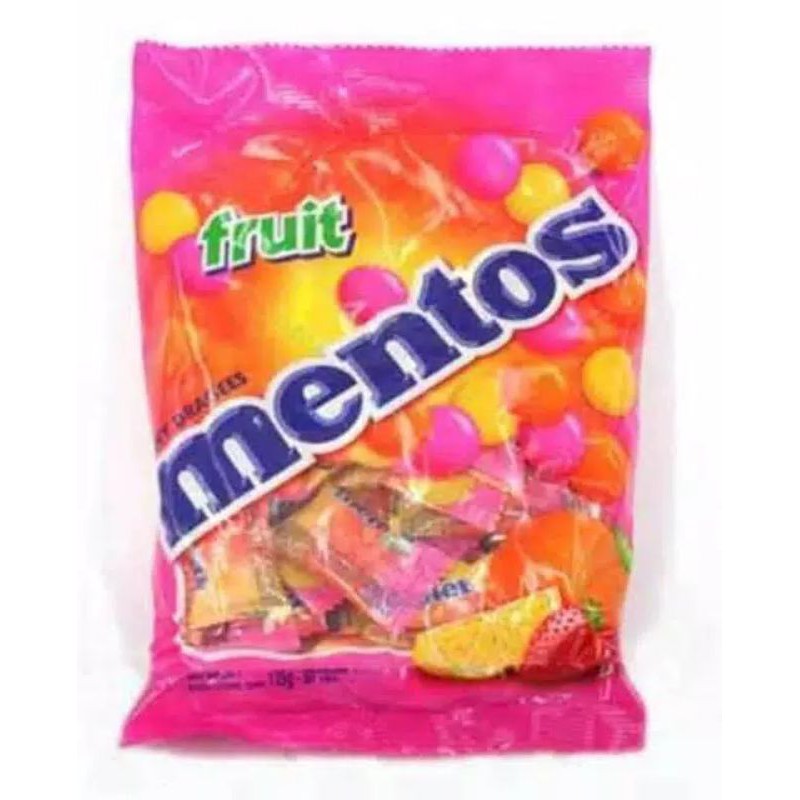 

Mentos Fruit Permen Candy 135gr Sak (Isi 50butir)