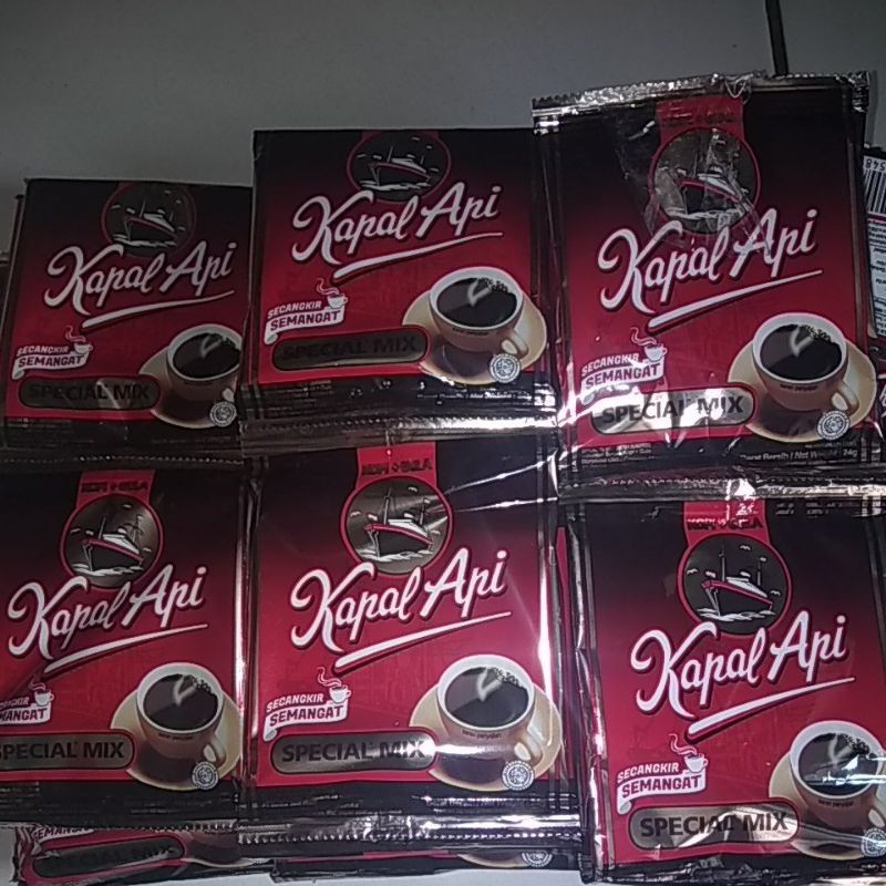 

Kapal api special mix 25gr isi 10sachet