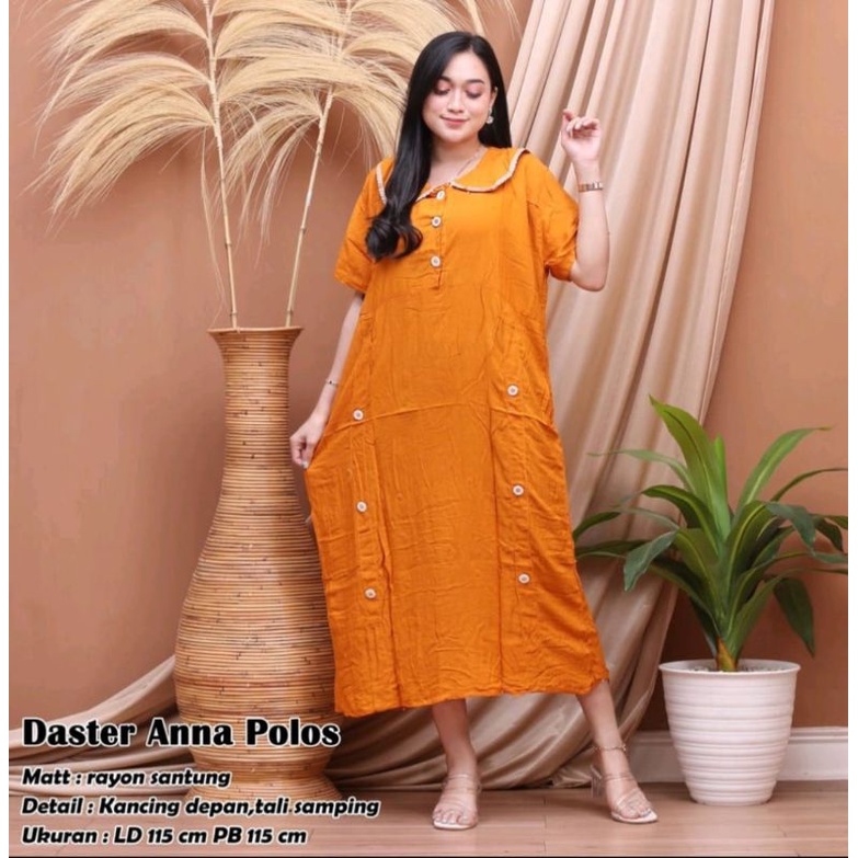 DASTER ANDIN || TERVIRAL||BESTSELLER || RAYON GRAD A||-Kancing kuning