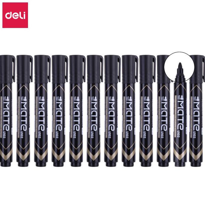 

DELI Permanent Marker/Spidol Permanen - 1.5mm Kering cepat Hitam Biru Merah EU102X0
