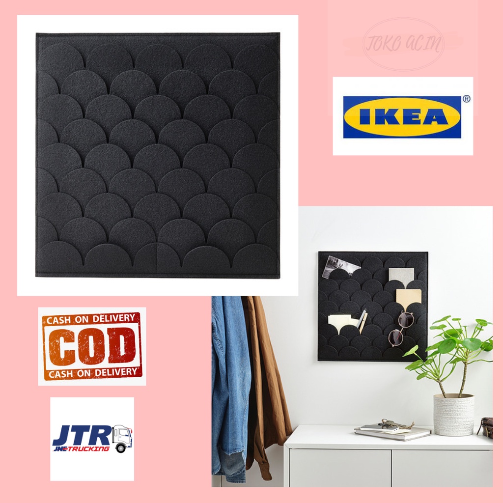 

[READY SIAP KIRIM] PLUGGLAND Papan memo, hitam, papan memo, papan notes, papan dinding