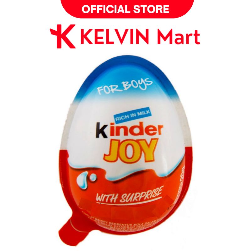 

Kinder Joy Boys Makanan Ringan Cokelat pck 20g | KELVIN Mart