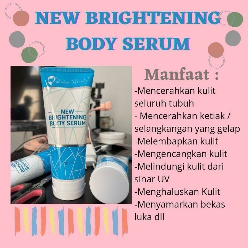 BODY SERUM KEDAS BEAUTY KEMASAN BARU/ORIGINAL 100% BISA COD