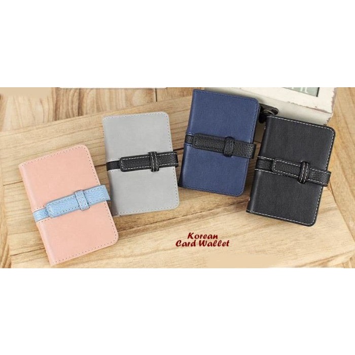 

READY Korean Card Wallet MODEL SELIP #2 (Muat 20 kartu) TERLARIS