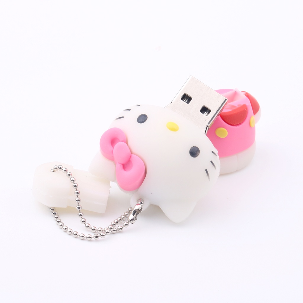 Usb Flash Drive Portable High Speed Desain Hello Kitty Kapasitas 8GB / 16GB / 32GB / 64GB / 128GB