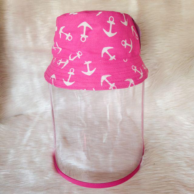 topi anak anti corona bucket hat anak topi bayi anti corona topi faceshield-33