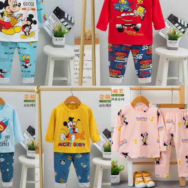 ◌ KUBAO piyama anak cowo cewe import katun premium PP ➱
