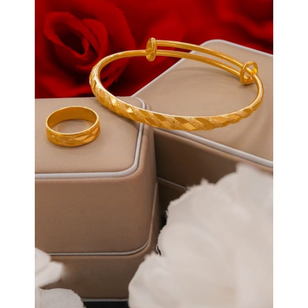 Emas Bangkok Ori (Gelang Bangel dan cincin)