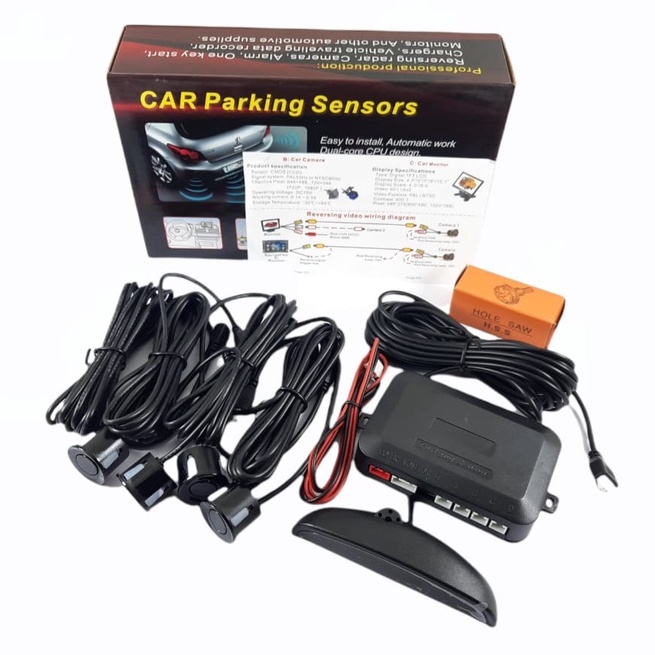 Jual SENSOR MUNDUR PARKIR 4 TITIK DISPLAY HW Shopee Indonesia
