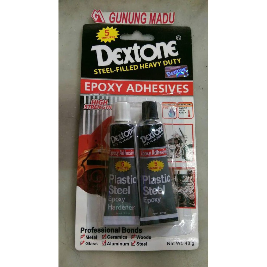 

Discount Lem Besi Dextone Campur 5 Menit / Lem Epoxy Serbaguna Diminati Banget