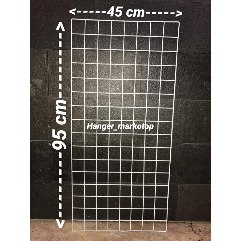 Jaring RAM Dinding 45x95 CM Gantungan Kawat Hook Jaring RAM Dinding 45x95 CM Gantungan Kawat Hook