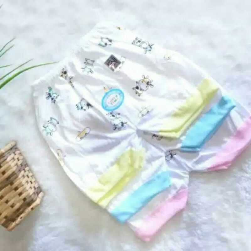 3PC  Celana Bayi Lucky Time Segi dan Pop-Celana Bayi Pop Dan segi Happy Time SNI