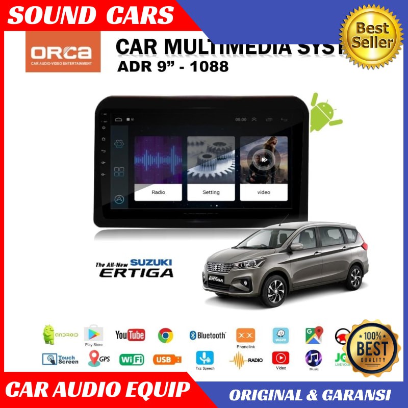 Head Unit ANDROID OEM ERTIGA All New ERTIGA Android ORCA ADR-1088 Best Quality Garansi Original