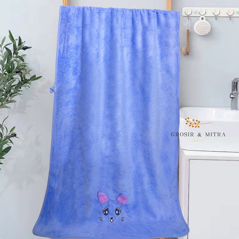 Handuk Mandi Dewasa Handuk Mandi Handuk Bayi Anak Baby Handuk Microfiber Lembut Berdaya Serap Tinggi Kamar Mandi Kimono Unisex Handuk couple Murah Handuk 70X140CM