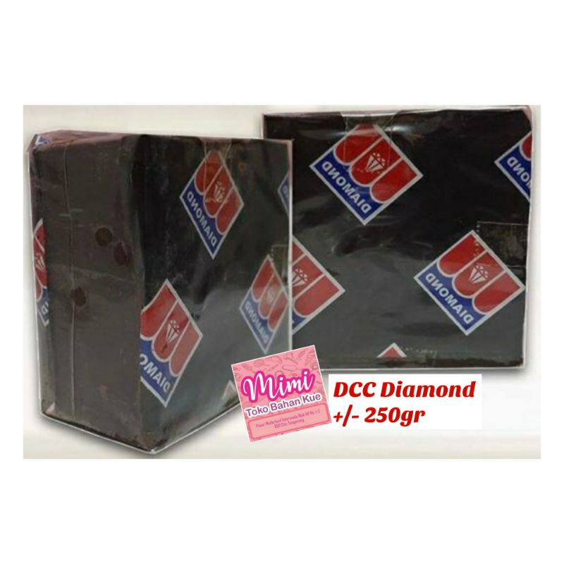 DCC Dark Choco Diamond 250gr Coklat Leleh