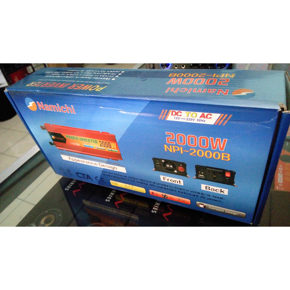 Inverter Perubah Arus Dc(aki)to Ac(rumah) 2000W NAMICHI SUPER DAYA