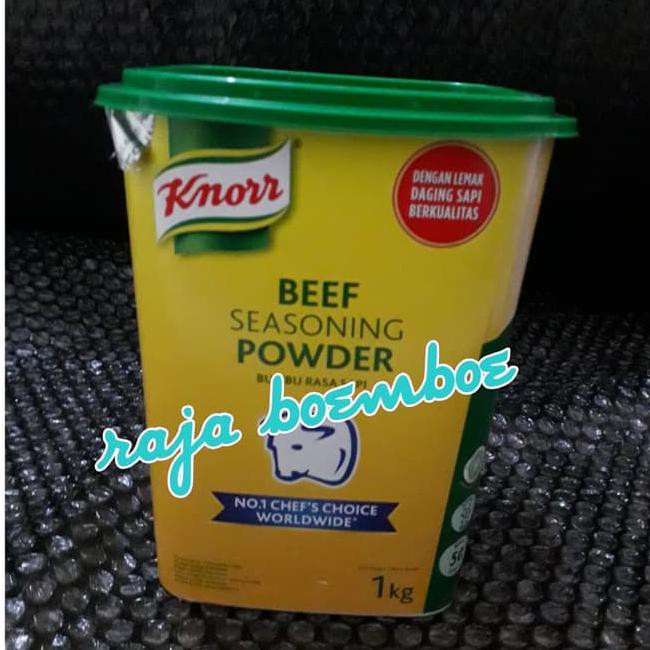 

Z5FJ KNORR KNOR KNOOR BEEF SEASONING POWDER /BUMBU KALDU RASA SAPI 1KG 3J6I