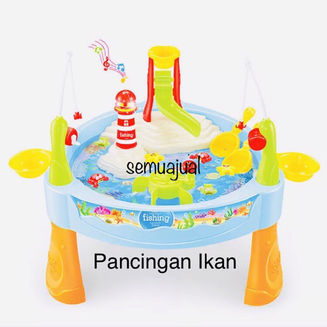 [FUNNY]Mainan Anak Water Fishing Paradise Fishing Game Mainan Interaktif Pancingan Ikan