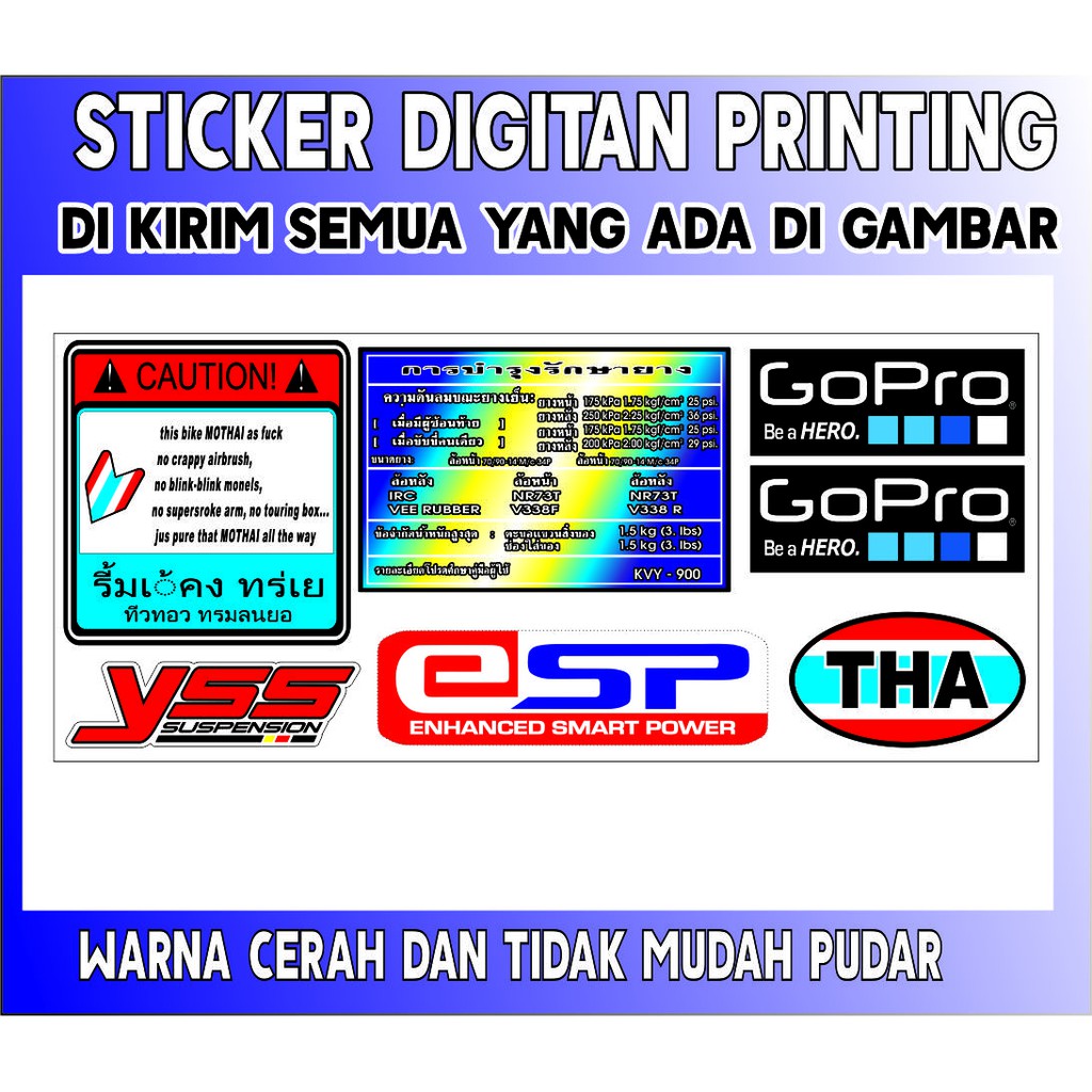 

STICKER SET PAKETAN MURAH - STICKER STIKER - 47 - SAHILA STICKER