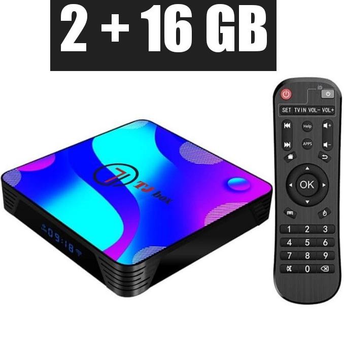 AO86Z18 TJBOX X88 PRO 10 ANDROID TV BOX RAM 2GB ROM 16GB RK3318 VERSI FGBFD6946