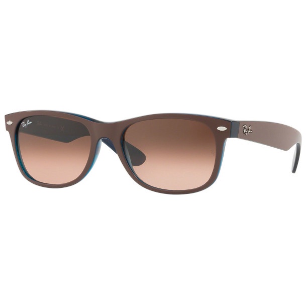 Ray-Ban Sunglass New Wayfarer RB 2132F 6310A5 58 Matte Brown Pink