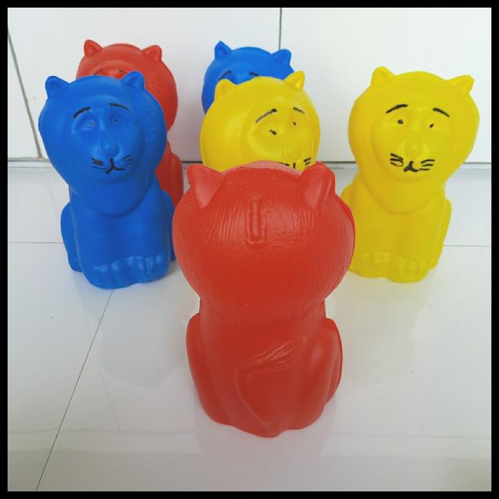 

Celengan Singa Plastik 25Cm Murah Grosir 6 Buah