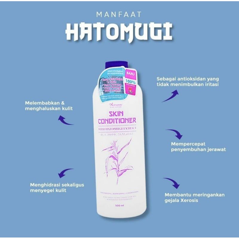 [READY SIAP KIRIM] Autumn Skin Conditioner With Hatomugi Extract 500mL Original BPOM By Autumn Pure Nature