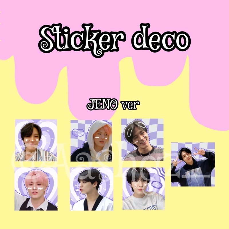 sticker deco ala sellkor Jeno version || sticker lucu cute aesthetic kpop sticker sellkor nct dream 