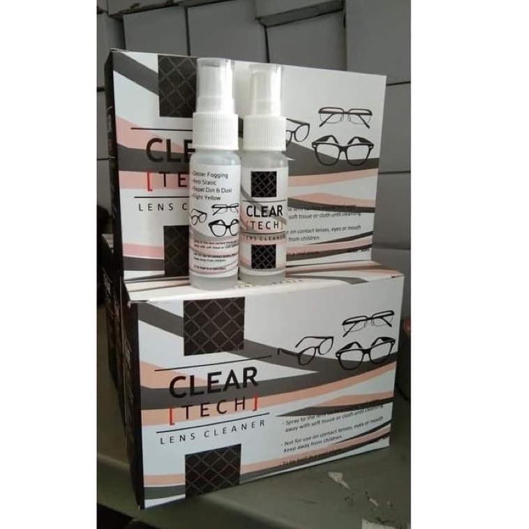 jdr 71 12 Botol Lens Cleaner Clear Tech Spray Pembersih  