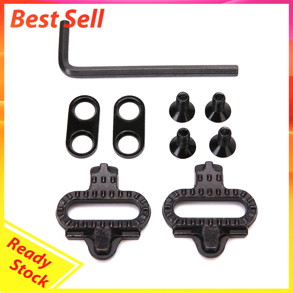 1 Set MTB Mountain Bike Pedal Cleats Cleat Racing Riding Cycling Equipment